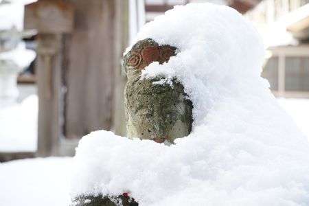 雪に抱き着かれて