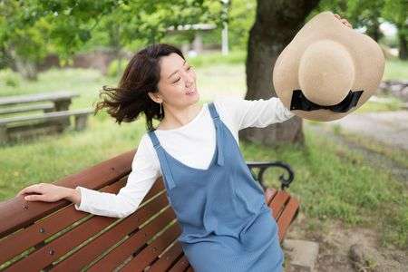 そよ風と麦わら帽子