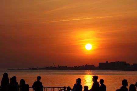 明石海峡からの風景