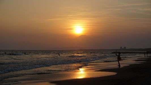 Just at diamond Fuji