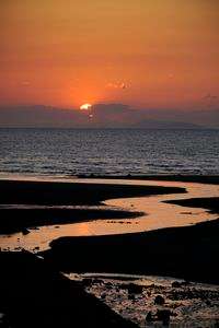 一の宮海岸の夕景