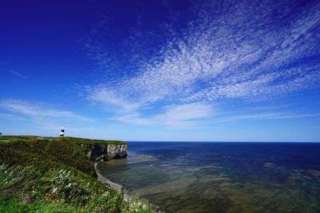 美しきオホーツク海と岬