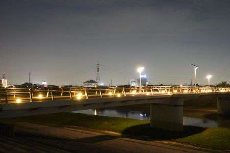 近所の公園の橋。