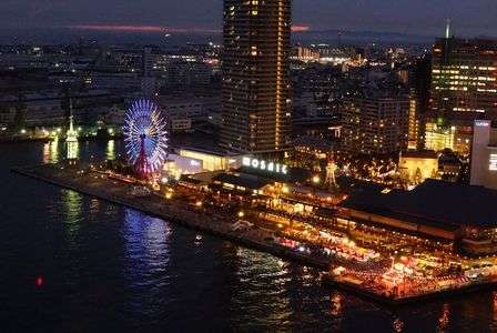 神戸港の夜@ポートタワー