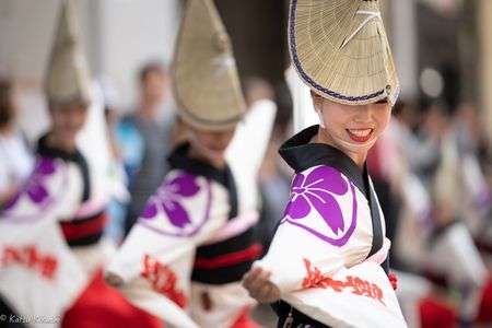 2019マロニエまつり阿波おどりにて…