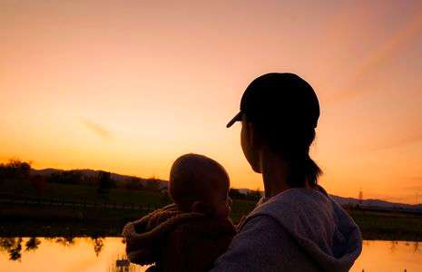 長男初サンセット