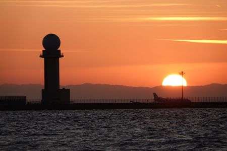 セントレアエアーポート夕景