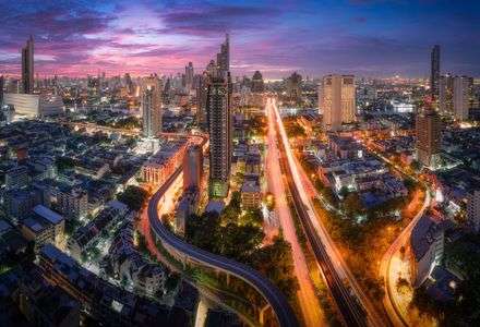 バンコクの夜明け