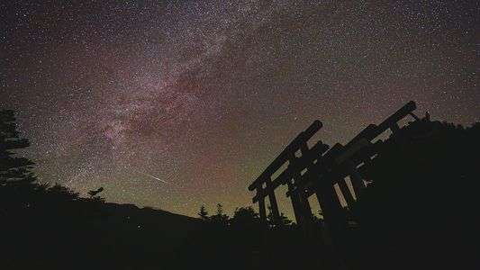 御嶽の星空