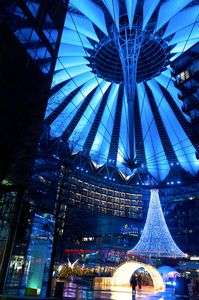 雨上がりのポツダム広場