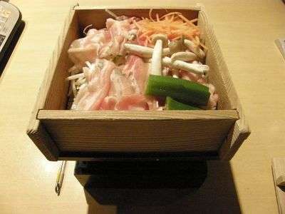 お野菜と三元豚の蒸ししゃぶ定食