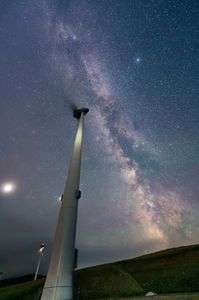 夜空に架かる夏の天の川