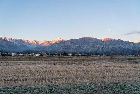 あずみの冬景色