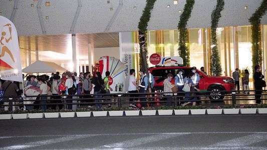 コロナ禍の久しぶりのイベント、オリンピック開催への興奮と人との交流、やはり、いい。