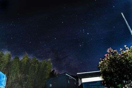 実家から見える星空