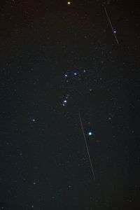 オリオンを流れる双子座流星群