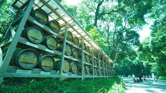 明治神宮奉納酒樽