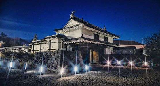 イルミネーション‘’白石和紙箱灯り‘’