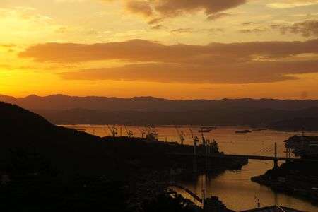 瀬戸内の夜明け