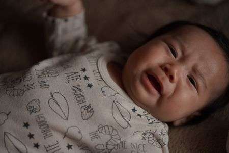 泣いちゃった赤ちゃん