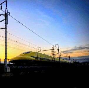 日暮れを走る。