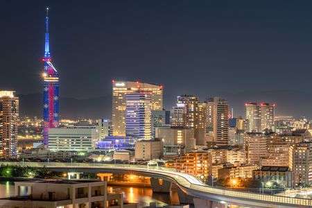 福岡市の夜景