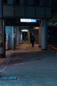 雪の散らつく夜