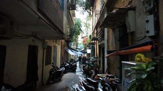 ベトナム　ハノイ路地裏