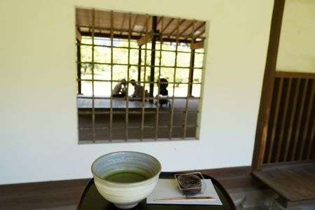 浜離宮恩賜庭園の濱見世にて