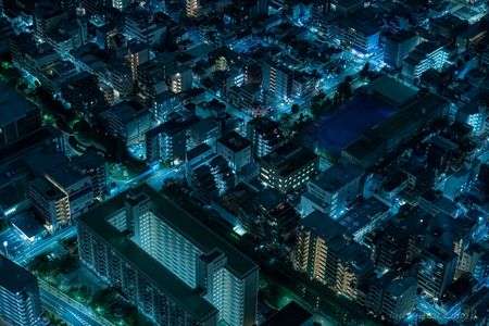 電脳世界の街みたい