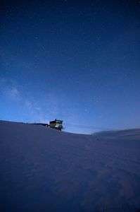 静寂と共にのぼる星空