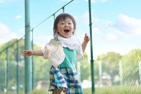 はじめてのかけっこ