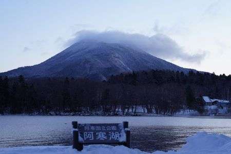 阿寒湖畔の朝