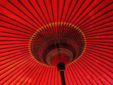 和傘レッド