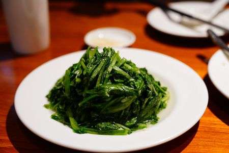 初めての台湾（鼎泰豐（ディンタイフォン）のＡ菜炒め）