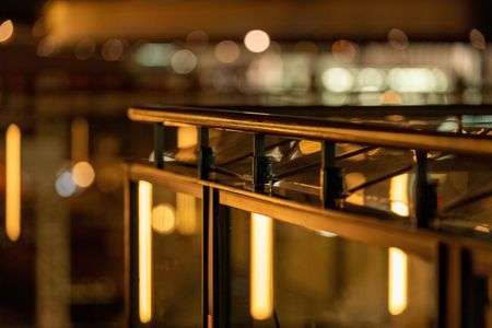 鉄道博物館2Fの手すり