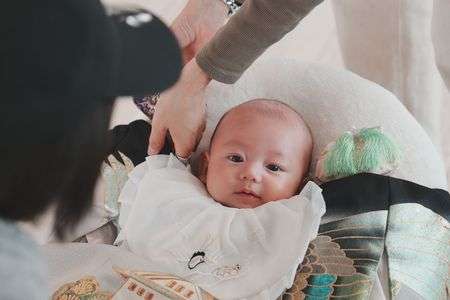 可愛さ満点の赤ちゃん