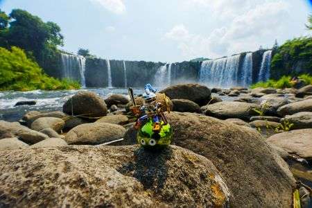 夏だ！滝だ！マイナスイオンだ！
