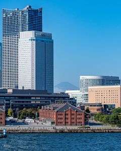 みなとみらいと富士山