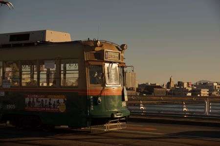 昔ながらの路面電車