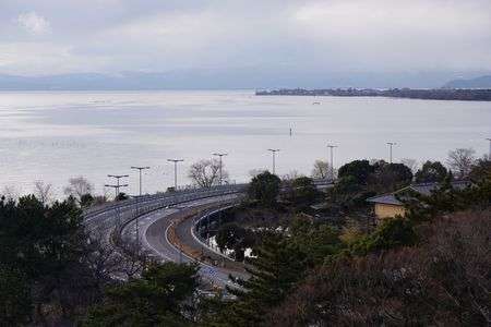 太閤殿下の城より琵琶湖を眺むる