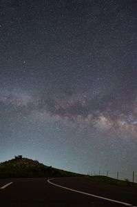 四国カルスト 星空に登る道