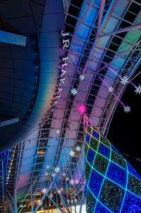 冬の街のステーション