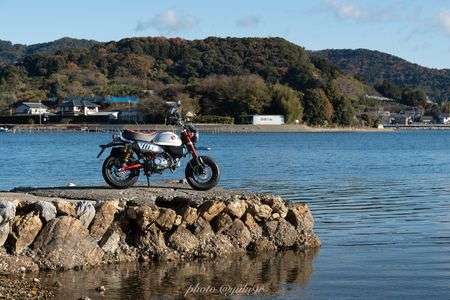 浜名湖のほとりで