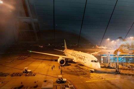 深夜便　搭乗待ち