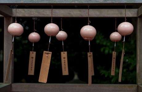 風鈴祭りの片隅にあった一風変わった風鈴