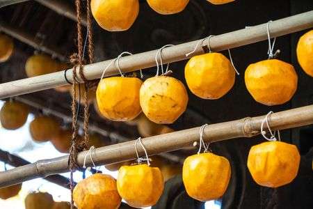 干し柿　@三溪園　旧矢箆原家住宅