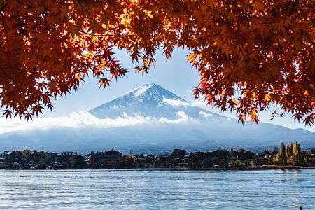 Autumn colors with Mt.Fuji
