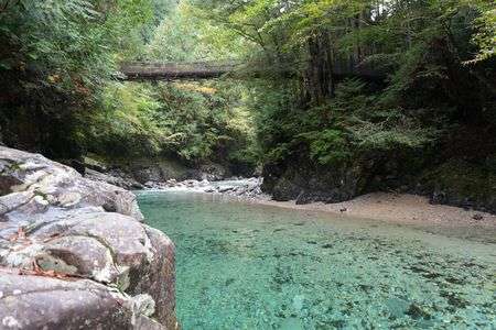 長野県大桑村　阿寺渓谷
