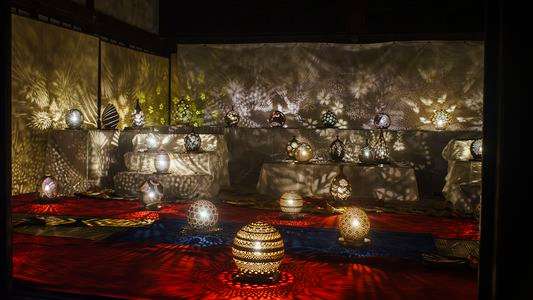 水無瀬神宮　客殿の光